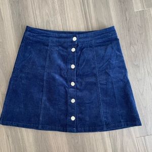 Corduroy skirt